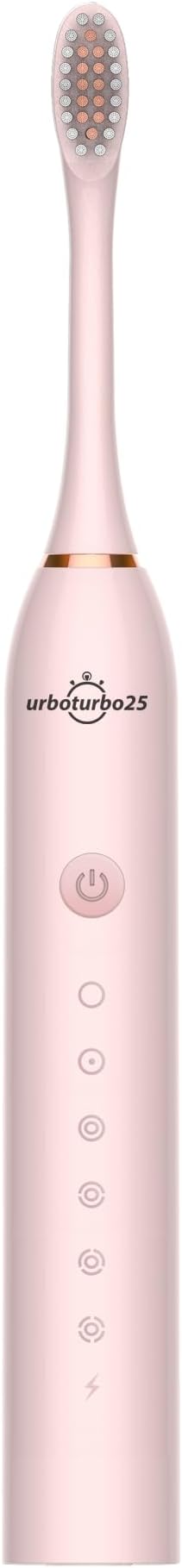 6 Modes Sonic Electric Toothbrushes for Adults Kids Smart Timer Rechargeable Whitening Toothbrush IPX7 Waterproof 4 Brush Head