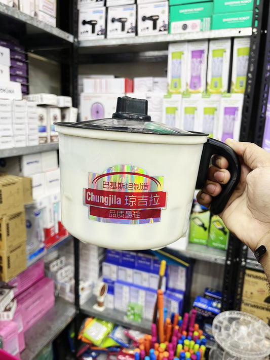 Non-Stick Multi Cooker Electric Kettle Concealed base, Multifunctional Cooking Pot for Noodle maker, Food Warmer, Egg boiler and so on