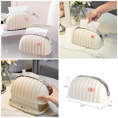 Elegant Shell Tissue Box
