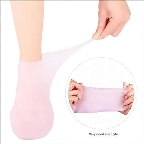 Moisturizing Socks Silicone Gel Spa Exfoliating Socks for Dry Cracked Skin Heel Socks Anti Slip for Foot Care Softening Calluses KIT KS