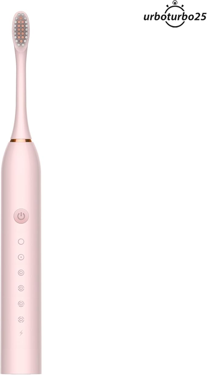 6 Modes Sonic Electric Toothbrushes for Adults Kids Smart Timer Rechargeable Whitening Toothbrush IPX7 Waterproof 4 Brush Head