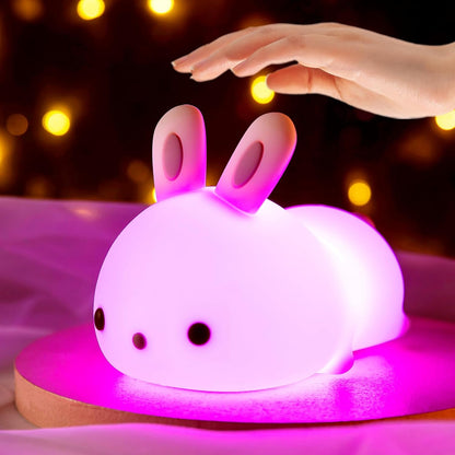 Cute Rabbit Silicone Lamp