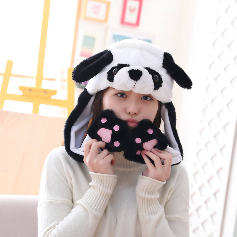 New Hot Bunny Hat Ear Moving Jumping High Quality Rabbit Hat Cute Animal Ear Flap Hat