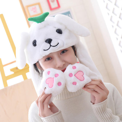 New Hot Bunny Hat Ear Moving Jumping High Quality Rabbit Hat Cute Animal Ear Flap Hat