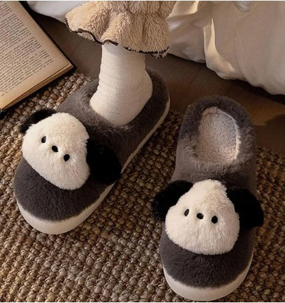 Lady Fluffy Flat Warm Slippers