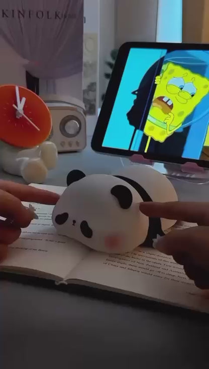 Cute Panda Night Light silicone Soft Lamp