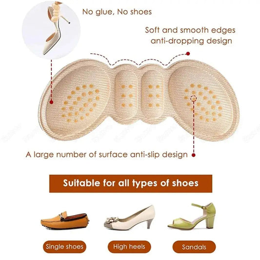 Heel Cushion Pads (Premium Quality - Free Size)