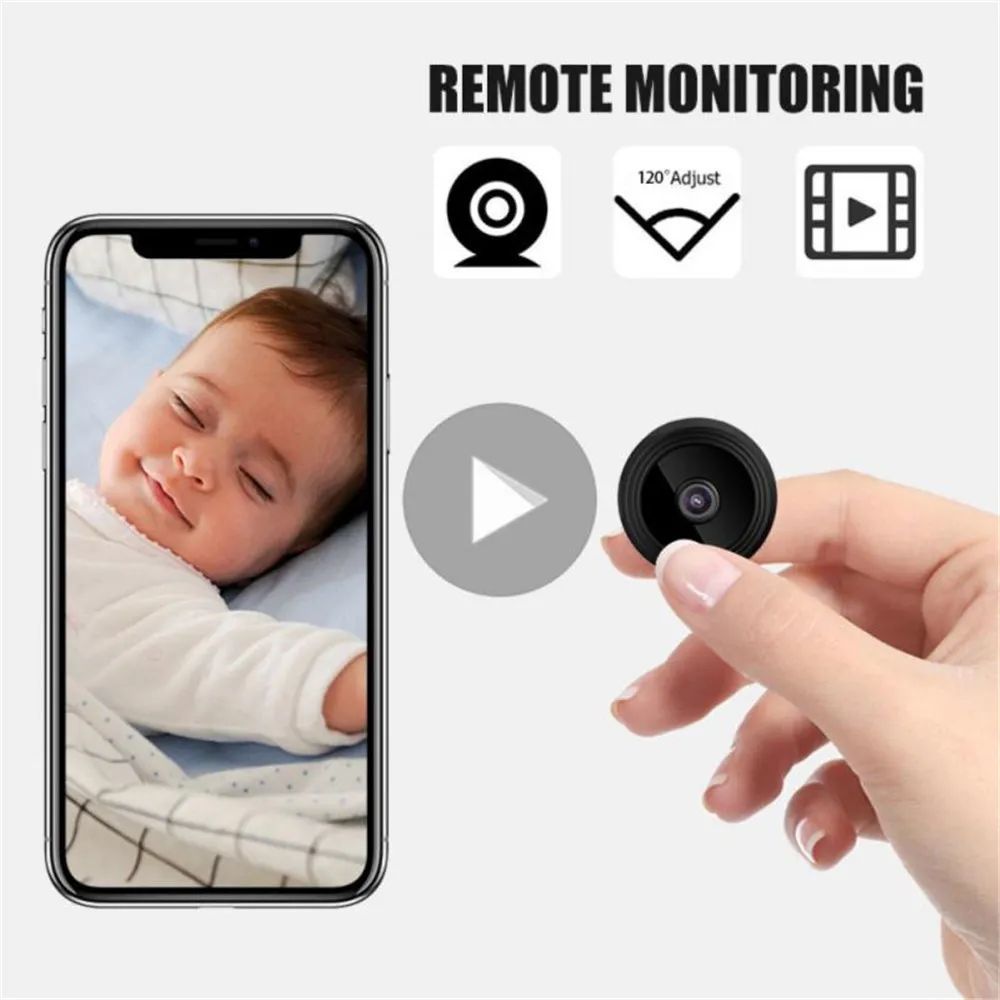 Mini Camera A9 WiFi HD 1080p Wireless Video Recorder Voice Recorder Security Monitoring Camera Smart Home For Infants And Pets