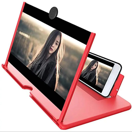 F3 Mobile Magnifier 3D Foldable Enlarge Screen Magnifying Mobile Phone F3 Mobile Phone Screen Magnifier Stick Holder 3D HD Enlarged Screen Mobile Phone